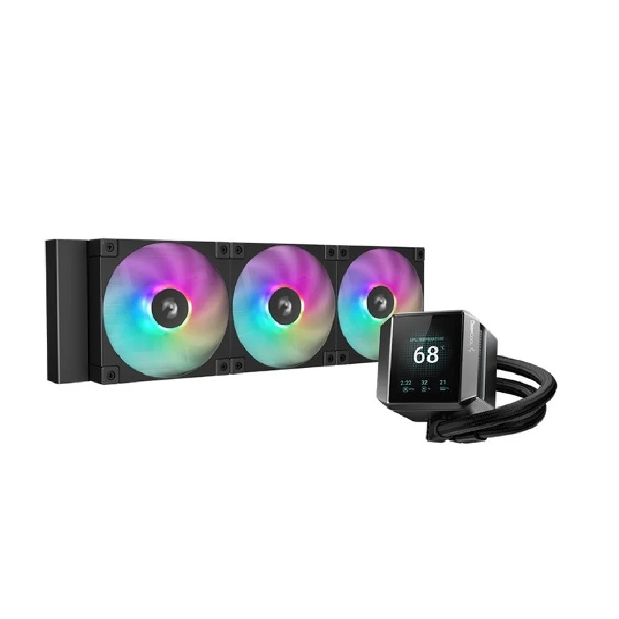 WATERCOOLING DEEPCOOL MYSTIQUE 360 ARGB BLACK LCD